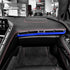 Carbon Fiber Dashboard Passenger Blue Trim Strip For Corvette C8 2020-2021